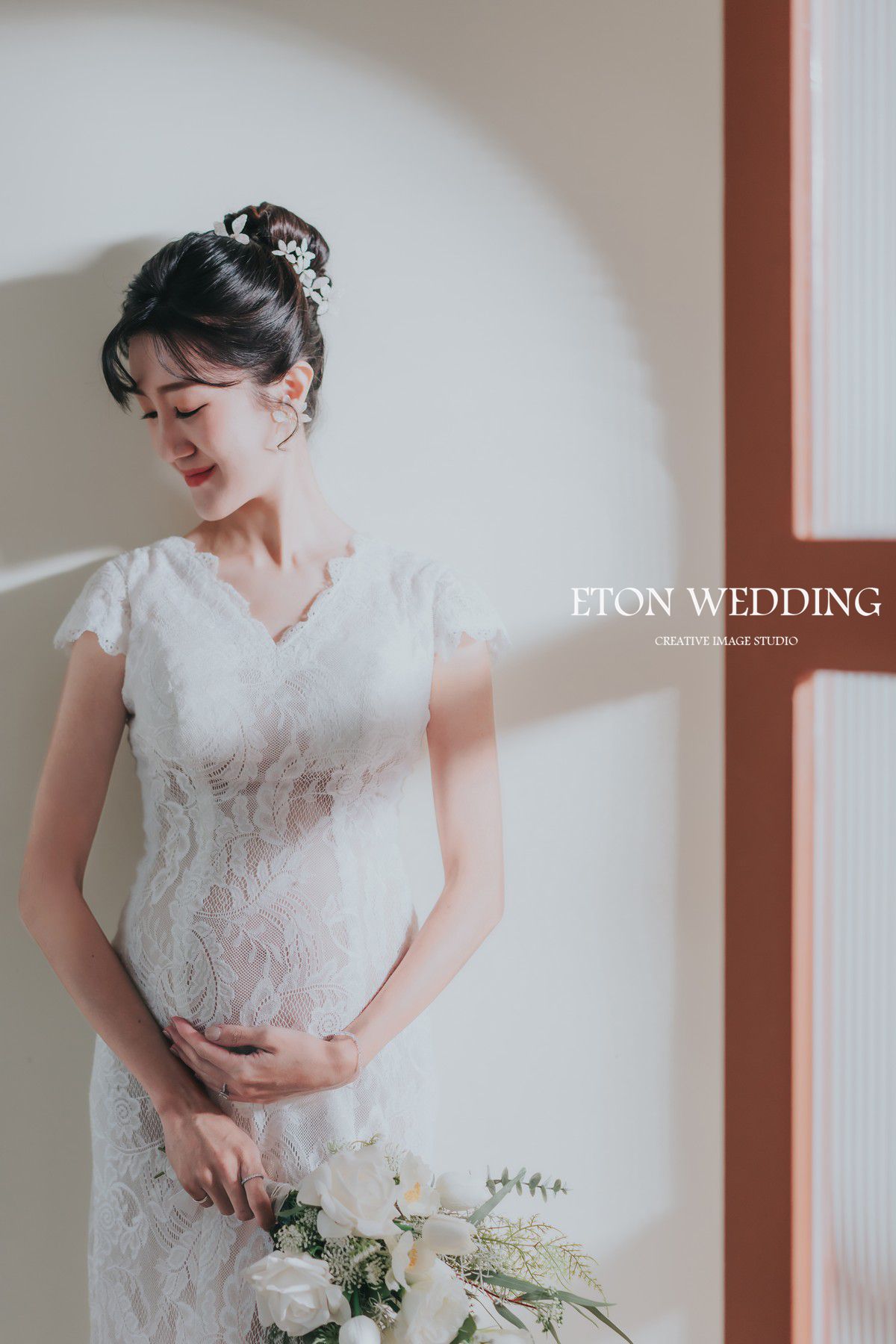 純淨極簡風孕婦寫真,孕婦照,簡約孕婦攝影,孕婦禮服